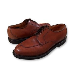 Allen Edmonds Brown Leather Split Toe Oxford Dress Shoes Men's 8.5‎ E USA